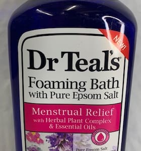 Dr. Teals Menstrual Relief Epsom Salt Foaming Bath