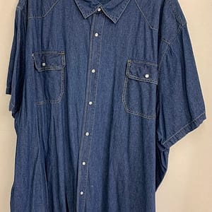 Men's 7XL King Size Button Down Shirt