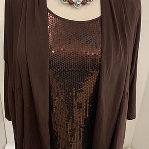 2X Notations 2 piece Tank Top & Cardigan