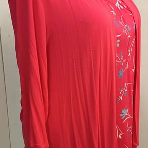 1X (16W) 3 Piece Set - Tank Top, Cardigan and Jewelry Set
