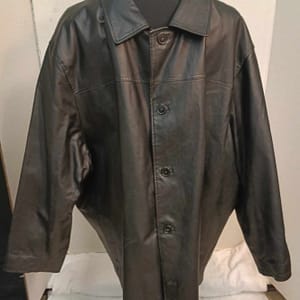 Men's 6X King Size Leather Jacket