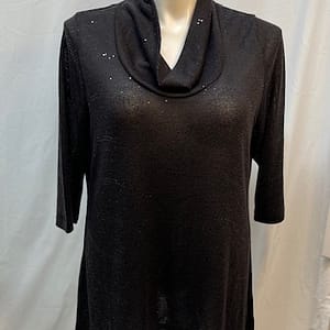 1X(16W) Susan Lawrence Tunic Length Thin Sweater
