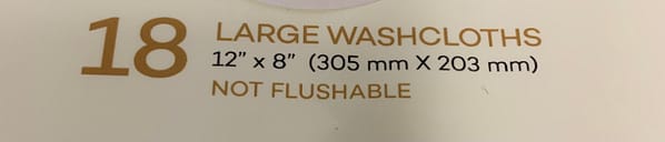 Yardley London Disposable WashCloths - Image 2